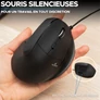 Kép 6/7 - Bluestork Egér - M-W-ERGO (Ergonomic, 2.4G, 7200 DPI, optikai, fekete)