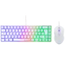 Kép 1/8 - The G-Lab Gaming kit - 2 in 1 COMBO HYDROGEN W/HU (TKL billentyűzet, egér, 6200 DPI, RGB, USB-A, fehér, magyar)