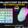 Kép 3/8 - The G-Lab Gaming kit - 2 in 1 COMBO HYDROGEN W/HU (TKL billentyűzet, egér, 6200 DPI, RGB, USB-A, fehér, magyar)