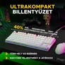 Kép 4/8 - The G-Lab Gaming kit - 2 in 1 COMBO HYDROGEN W/HU (TKL billentyűzet, egér, 6200 DPI, RGB, USB-A, fehér, magyar)