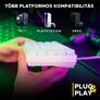 Kép 8/8 - The G-Lab Gaming kit - 2 in 1 COMBO HYDROGEN W/HU (TKL billentyűzet, egér, 6200 DPI, RGB, USB-A, fehér, magyar)
