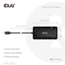 Kép 3/8 - Club 3D USB Hub - CSV-2552 (USB-C to 2xUSB-C, 2xUSB-A, 2xHDMI, RJ45, SD/MicroSD, 100W PD, 4K60hz)