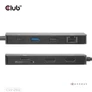 Kép 7/8 - Club 3D USB Hub - CSV-2552 (USB-C to 2xUSB-C, 2xUSB-A, 2xHDMI, RJ45, SD/MicroSD, 100W PD, 4K60hz)