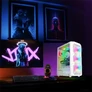 Kép 8/9 - Spirit of Gamer Számítógépház - REBEL XT White (fekete, ablakos, 4x12cm ventilátor, alsó táp,  ATX, 1xUSB3.0, 2xUSB2.0)