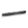 Kép 2/7 - Equip Patch panel - 235324 (24 port, Cat5e, 1U, árnyékolatlan, fekete)