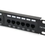 Kép 4/7 - Equip Patch panel - 235324 (24 port, Cat5e, 1U, árnyékolatlan, fekete)