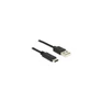 Kép 1/2 - Delock Kábel - 83600 (USB Type-C -> USB-A 2.0, Max.: 480 Mb/s, fekete, 1m)