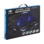 Kép 7/8 - Spirit of Gamer Notebook Hűtőpad 17"-ig - AIRBLADE 600 Blue (15dB; max. 95,14 m3/h; 2x12cm, LED, 2xUSB2.0)