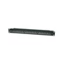 Kép 1/2 - Manhattan Patch panel - CAT6 FTP árnyékolt patch panel, 24 portos, 1U,  Fekete