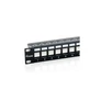 Kép 2/5 - Equip Keystone Patch Panel - 769124 (24 port, 1U, árnyékolt, fekete)