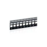 Kép 3/5 - Equip Keystone Patch Panel - 769124 (24 port, 1U, árnyékolt, fekete)