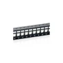 Kép 4/5 - Equip Keystone Patch Panel - 769124 (24 port, 1U, árnyékolt, fekete)