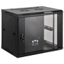 Kép 2/2 - Manhattan Rackszekrény - 19" fali kivitel (6U, 370 (h) x 600 (w) x 450 (d) mm, Összeszerelt, Fekete)