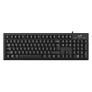 Kép 1/5 - Genius Billentyűzet - KB-100 (Vezetékes, USB, Smart, fekete)