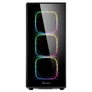 Kép 2/7 - Sharkoon Számítógépház - TG6 RGB (fekete; ATX,mATX; alsó táp; 4x120mm v.; 2xUSB3.0, 2xUSB2.0, I/O)