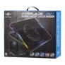 Kép 5/6 - Spirit of Gamer Notebook Hűtőpad 17"-ig - AIRBLADE 800 RGB (26dB; max. 79 m3/h; 2x17cm, RGB LED, 2xUSB2.0)
