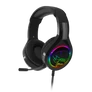 Kép 5/8 - Spirit of Gamer Fejhallgató - PRO-H8 RGB Dark (MultiPlatform, mikrofon, 3.5mm jack, hangerőszabályzó, 2m kábel, fekete)