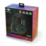 Kép 7/8 - Spirit of Gamer Fejhallgató - PRO-H8 RGB Dark (MultiPlatform, mikrofon, 3.5mm jack, hangerőszabályzó, 2m kábel, fekete)