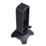 Kép 3/6 - Rampage Fejhallgató állvány - RM-H66 GUARD (fekete, műanyag, USB HUB, Egérkábel tartó, RGB)