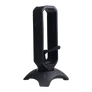 Kép 6/6 - Rampage Fejhallgató állvány - RM-H66 GUARD (fekete, műanyag, USB HUB, Egérkábel tartó, RGB)