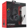 Kép 5/5 - Rampage Fejhallgató - STORMY RGB (7.1, mikrofon, USB, hangerőszabályzó, nagy-párnás, 2m kábel, fekete)