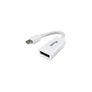 Kép 1/3 - Equip Átalakító - 133440 (MiniDP - DisplayPort, apa/anya, fehér)