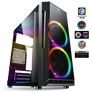 Kép 1/10 - Spirit of Gamer Számítógépház - Deathmatch 3 RGB (fekete, ablakos, 2x12cm, ventilátor mATX, ITX, 1xUSB3.0, 2xUSB2.0)