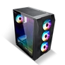 Kép 4/10 - Spirit of Gamer Számítógépház - Rogue VI RGB (fekete, ablakos, 8x12cm ventilátor, alsó táp,  ATX, 1xUSB3.0, 2xUSB2.0)