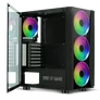 Kép 2/9 - Spirit of Gamer Számítógépház - GHOST III RGB (fekete, ablakos, 4x12cm ventilátor, ATX, mATX, 2xUSB3.0, 1xUSB2.0)