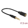 Kép 1/2 - Delock Átalakító - 62498 (3.5 mm Jack 4 pin> 3.5 mm Jack 4 pin, apa/anya)