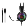 Kép 3/3 - Rampage Fejhallgató - RM-K27 X-JAMMER (mikrofon, 3,5 mm Jack, hangerőszabályzó, nagy-párnás, fekete, RGB LED)