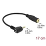 Kép 1/2 - Delock Átalakító - 65674 (sztereó jack apa 2.5 mm > sztereó jack anya 3.5 mm 4 pines adapter)