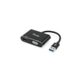 Kép 1/5 - Equip Átalakító Kábel - 133386 (USB3.0 - VGA+HDMI, apa/anya, 1920x1080/60Hz, fekete)