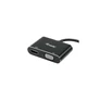 Kép 2/5 - Equip Átalakító Kábel - 133386 (USB3.0 - VGA+HDMI, apa/anya, 1920x1080/60Hz, fekete)