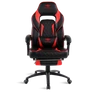 Kép 2/8 - Spirit of Gamer szék - MUSTANG Red (állítható dőlés/magasság; kihajtható lábtartó; max.120kg-ig, piros)