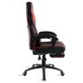Kép 3/8 - Spirit of Gamer szék - MUSTANG Red (állítható dőlés/magasság; kihajtható lábtartó; max.120kg-ig, piros)