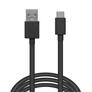 Kép 1/2 - Delight kábel - USB-C töltőkábel (USB-C apa be-/kimenet; 2m, fekete)