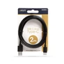 Kép 2/2 - Delight kábel - USB-C töltőkábel (USB-C apa be-/kimenet; 2m, fekete)