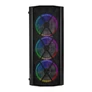 Kép 1/5 - Everest Számítógépház -  BUMPY (fekete; plexi; ATX; alsó táp; 1x120mm LED; 1xUSB3.0 + 2xUSB2.0, I/O; porszűrő)
