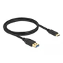 Kép 2/2 - Delock Kábel - 83870 (USB Type-C -> USB-A 3.1 Gen2, Max.: 10 Gb/s, fekete, 1m)