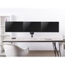 Kép 6/7 - Equip Monitor Asztali konzol - 650134 (17"-27", 3 monitor, dönthető, forgatható, állítható magasság, Max.:3x7kg, fekete)