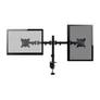 Kép 3/5 - Equip Monitor Asztali konzol - 650152 (13"-27", 2 monitor, dönthető, forgatható, állítható magasság, Max.:2x9kg, fekete)