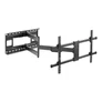 Kép 1/7 - Equip TV Fali konzol - 650327 (43"-80", Max.: 50kg, dönthető, forgatható, fekete)