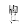 Kép 5/8 - Equip TV állvány - 650605 (60"-100" álló, dönthető, állítható magasság, gurulós, Max.:100kg, fekete/ezüst)