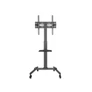 Kép 2/8 - Equip TV/Monitor állvány - 650607 (32"-55", dönthető, állítható magasság, gurulós, Max.:35kg, fekete)