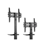 Kép 3/8 - Equip TV/Monitor állvány - 650607 (32"-55", dönthető, állítható magasság, gurulós, Max.:35kg, fekete)