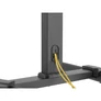 Kép 4/8 - Equip TV/Monitor állvány - 650607 (32"-55", dönthető, állítható magasság, gurulós, Max.:35kg, fekete)
