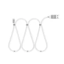 Kép 3/4 - Delight kábel - MicroUSB mágneses adat és töltőkábel, 2A, 1,2m, fehér