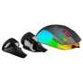 Kép 2/9 - Rampage Egér Gamer - SMX-G38 CLAW (7200DPI, 8 gomb, makro, RGB LED, 1,8m harisnyázott kábel, fekete)