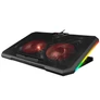 Kép 1/7 - Rampage Notebook Hűtőpad 17"-ig - AD-RC12 GAMEZONE (2*12cm venti, 100rpm, RGB LED) Fekete